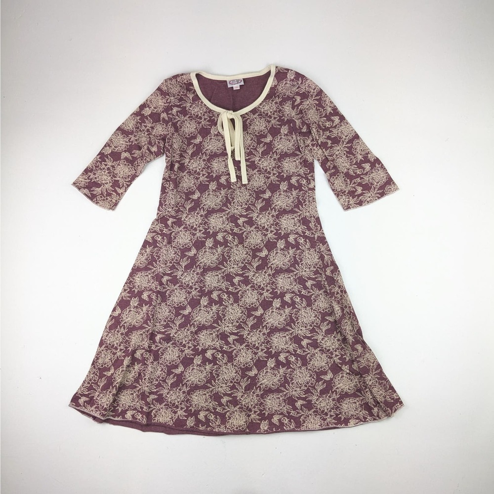 Lilli Lovebird Purple/Cream Floral Dress